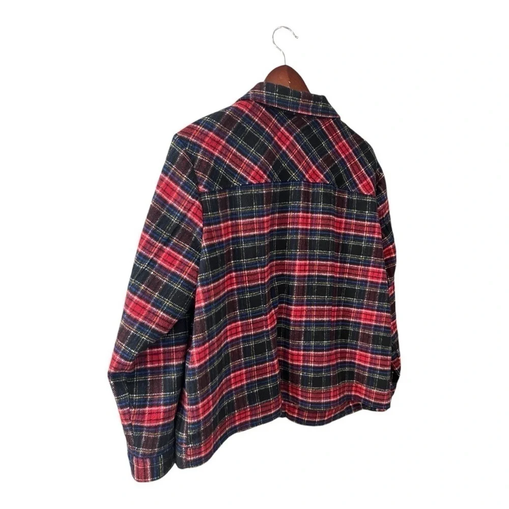 Christopher & Banks Flannel Jacket Size P/XL Women